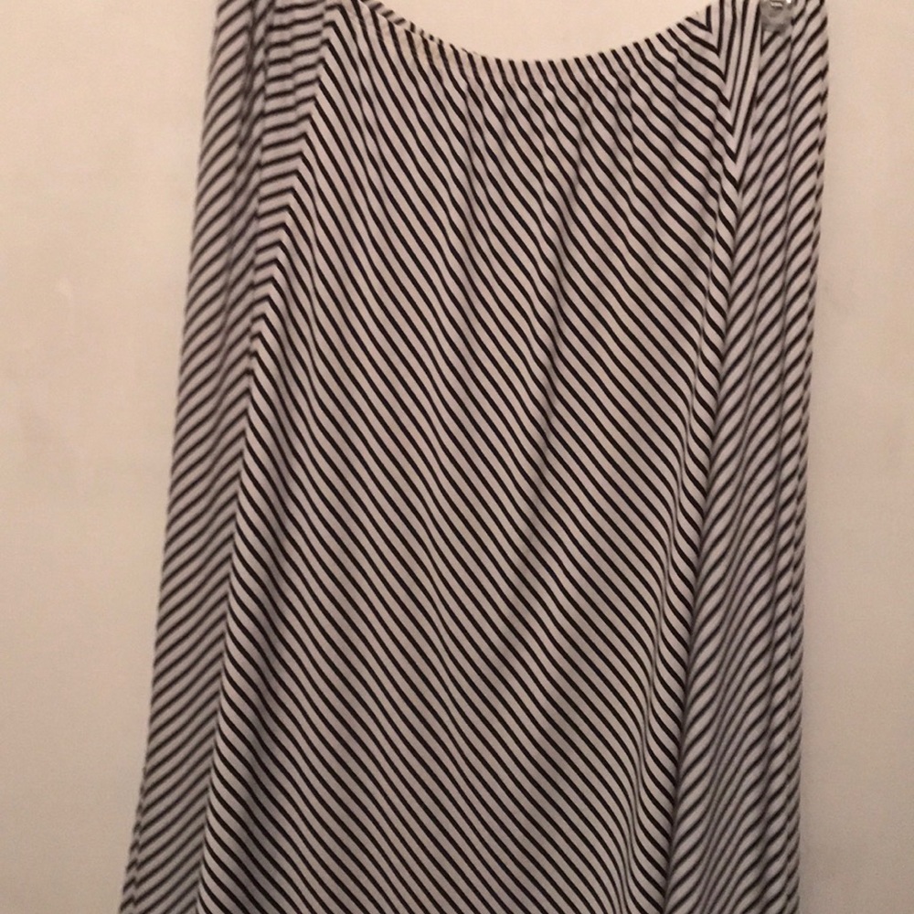Plaza South black and white skirt